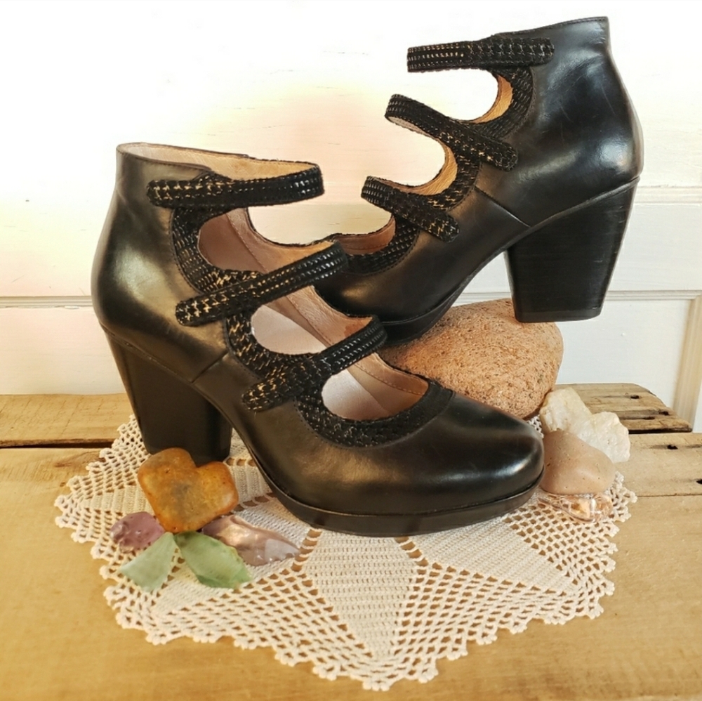 Witchy Dansko Marlene Ankle Bootie Shootie MaryJane Strappy Boho Cottage Whimsy♡